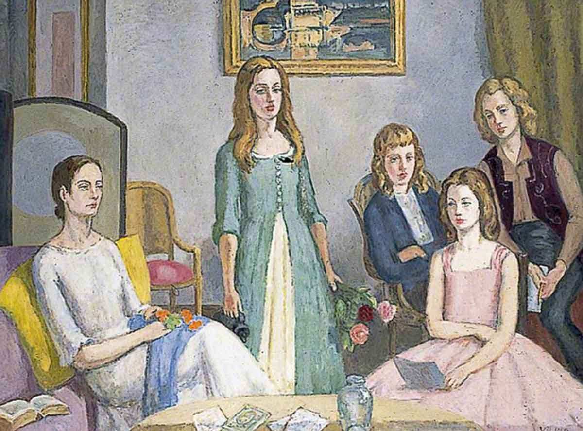 vanessa bell angelica garnett four daughters painting