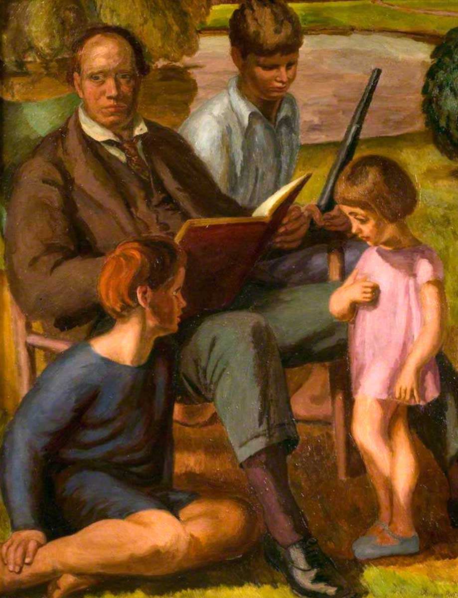 vanessa bell clive bell family painting
