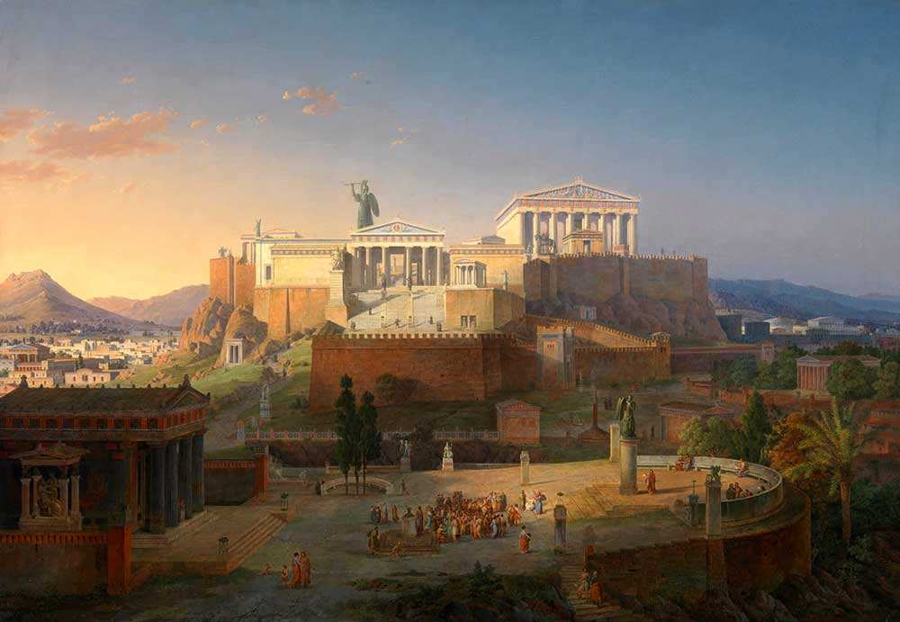 von klenze athens acropolis