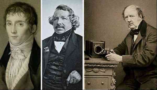 who invented the first camera niepce daguerre talbot