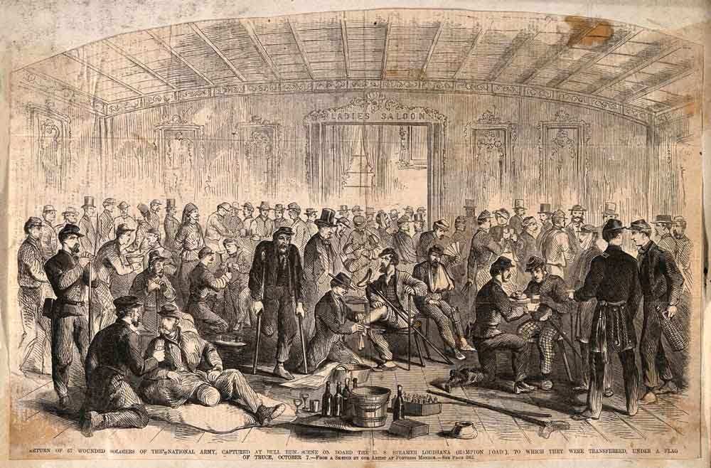 wounded confederate prisoners