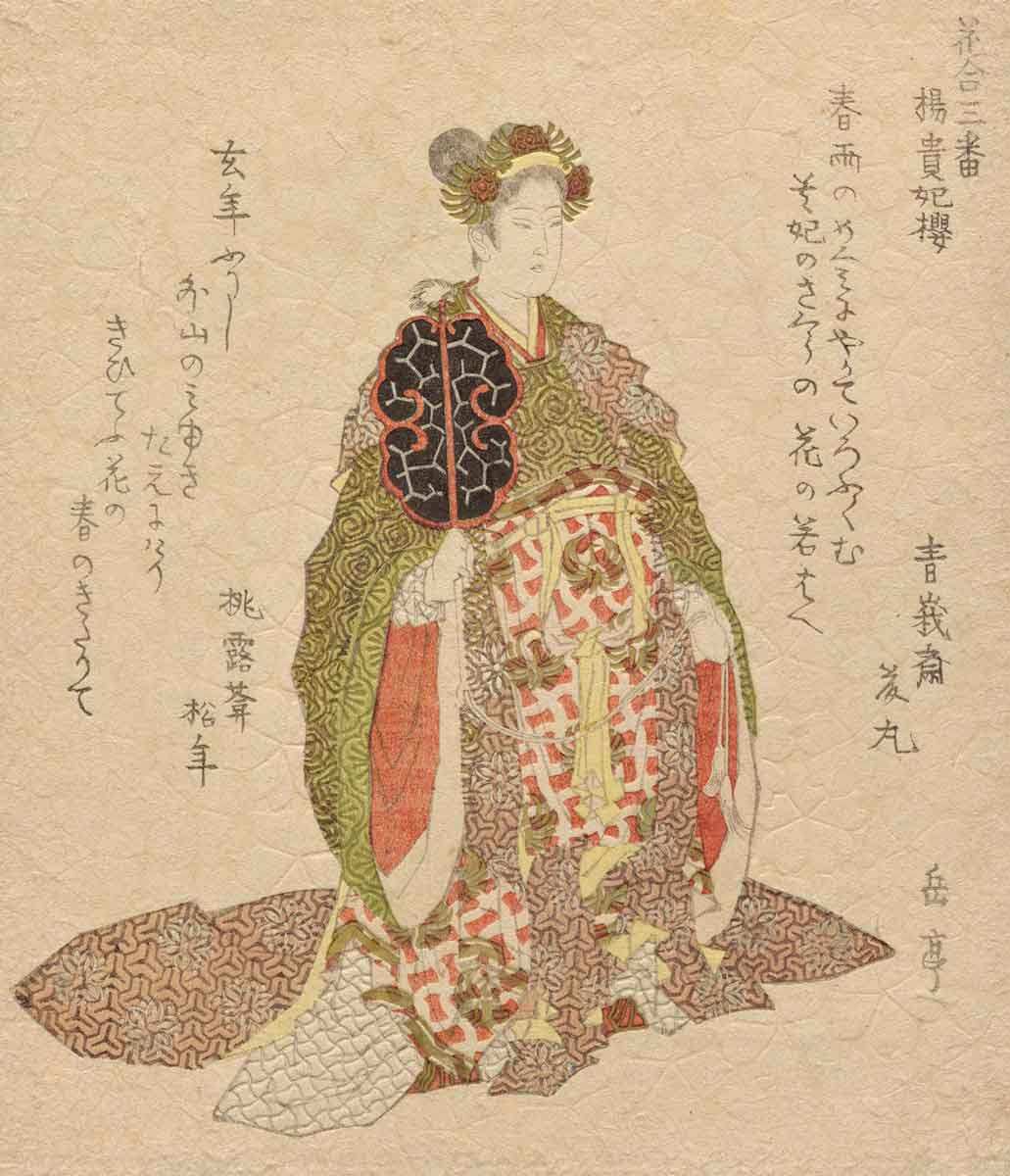 yang guifei cherry yashima gakutei 1822 painting