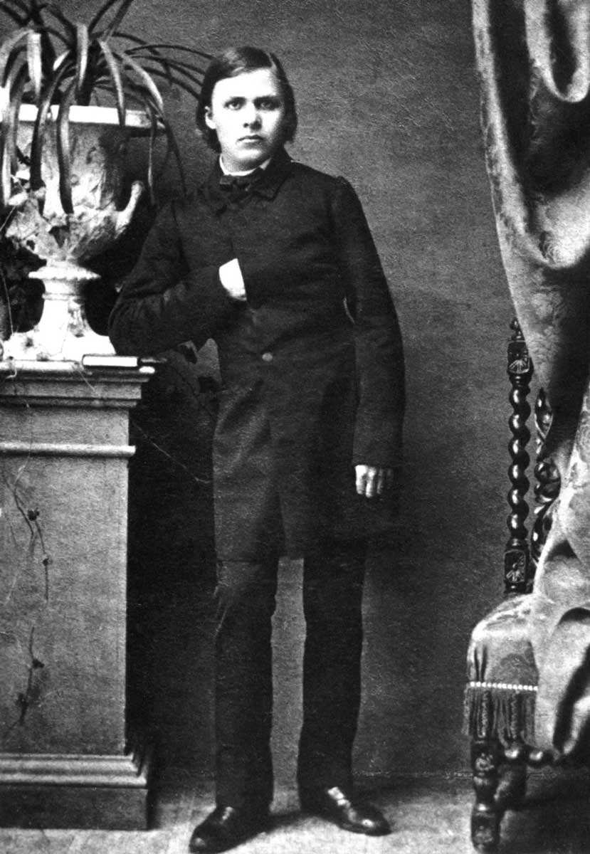 young nietzsche napoleon pose